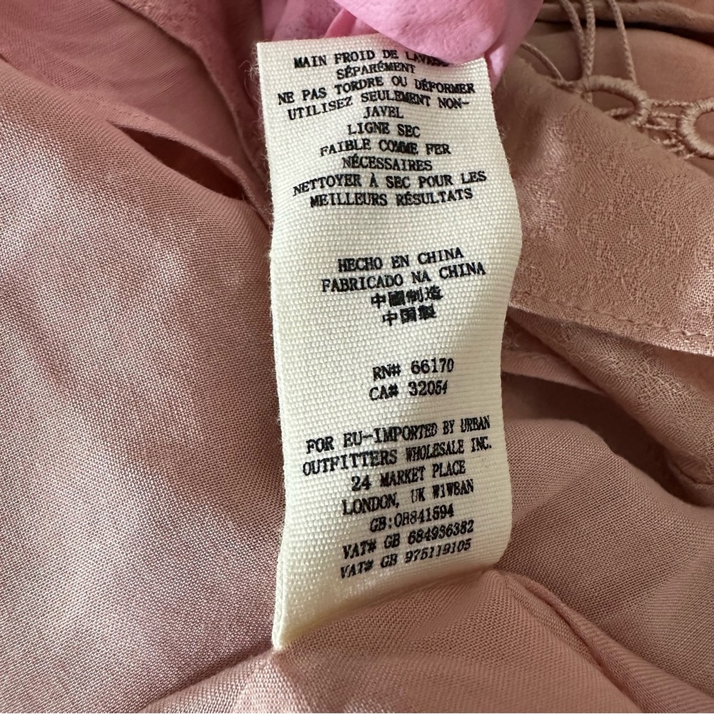Free People Divine Mini Dress in Rose Whimsical Fairy Women’s Dress Size 4 - Picture 12 of 12